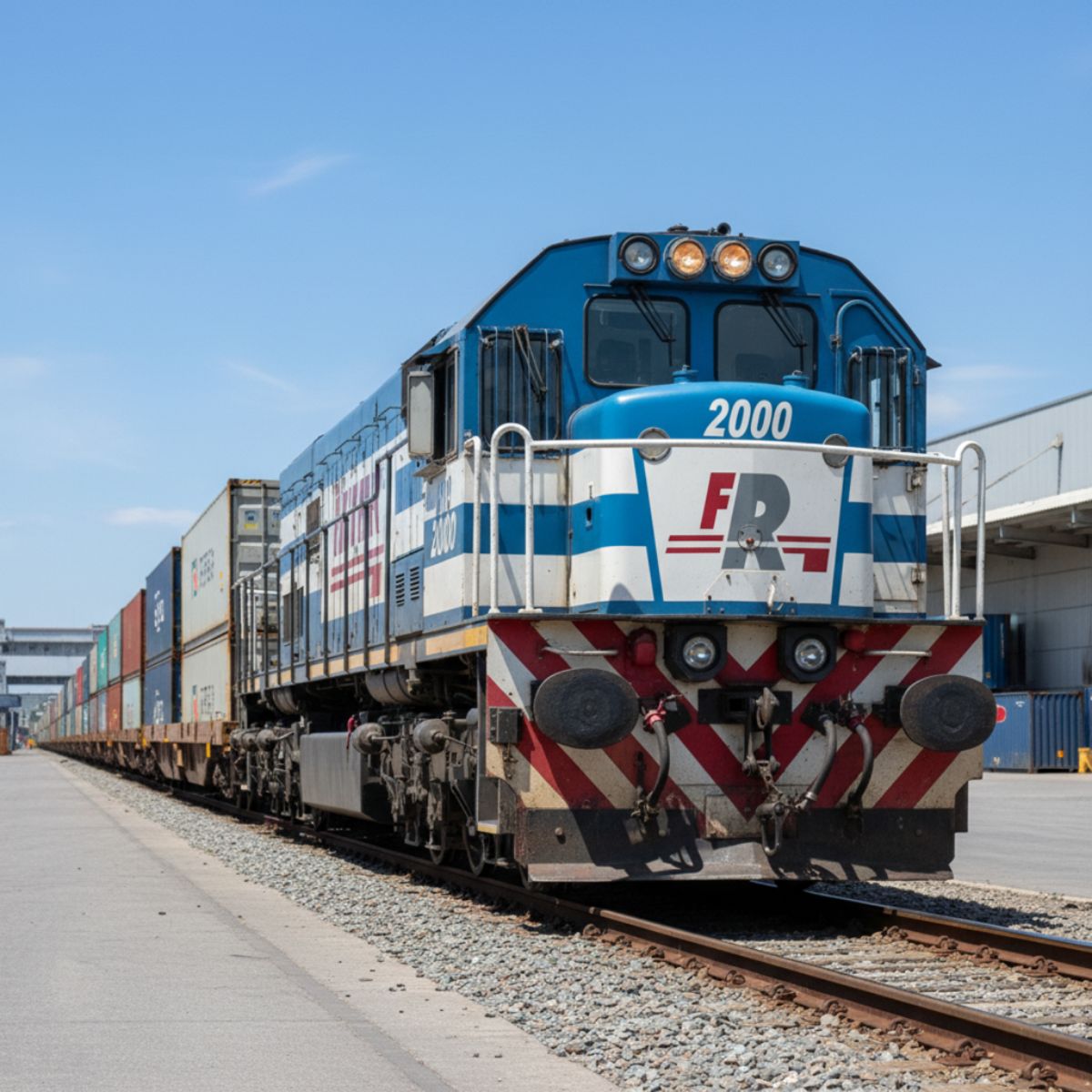 Transporte ferroviario de cargas con Ferrocargas del Sur